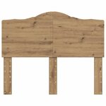 vidaXL Tête de lit Chêne artisanal 120 cm Bois d'ingénierie