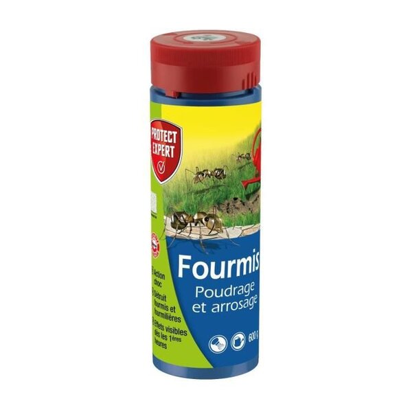 Protect Expert FOURPOUD600 Fourmis - Poudrage Et Arrosage - 600 g Pex