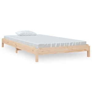 vidaXL Lit empilable sans matelas 80x200 cm bois de pin massif