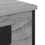 vidaXL Cabinet de chevet Gris Sonoma 41 x 31 x 51 cm Bois d'ingénierie