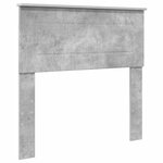 vidaXL Lit de Rangement Gris béton 90 x 200 cm Bois d'ingénierie