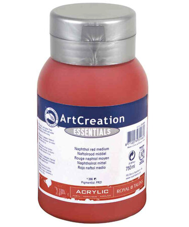 Acrylique artcreation  carmin  750 ml royal talens