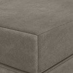 vidaXL Canapé-lit pliable 140 x 67 x 45 cm Gris clair