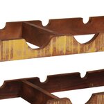 vidaXL Étagère à vin Marron 100 x 45 x 33 cm Bois récupéré massif