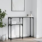 vidaXL Table console sonoma gris 90x22 5x75 cm bois d'ingénierie
