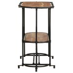 vidaXL Table console 110x42x76 cm bois massif d'acacia