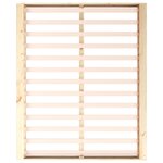 vidaXL Cadre de lit sans matelas 140x200 cm bois massif