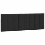 vidaXL Cadre de lit sans matelas Hanko noir 140x190 cm velours