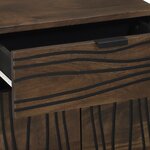 vidaXL Cabinet de chevet - 50x33x60 cm  fait en bois de manguier massif