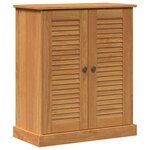 vidaXL Cabinet de salle de bain Autre VIGO Marron Bois massif en pin
