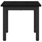 vidaXL Table basse Chêne noir 40 x 40 x 36 cm Bois d'ingénierie