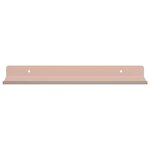 vidaXL Étagère flottante 4 Pièces Rose 30 x 9 x 2 5 cm Acier