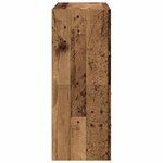 vidaXL Armoires avec 2 tiroirs 2 Pièces vieux bois bois d'ingénierie