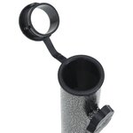 vidaXL Support de parasol avec piquets 2 Pièces 9x35 cm acier galvanisé