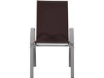 Fauteuil jardin Textilène "Cordoba" - Phoenix - Taupe - Lot de 2