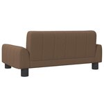 vidaXL Canapé pour enfants marron 70x45x30 cm tissu