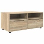vidaXL Meuble TV Chêne Sonoma 100 x 48 x 43 cm Bois d'ingénierie