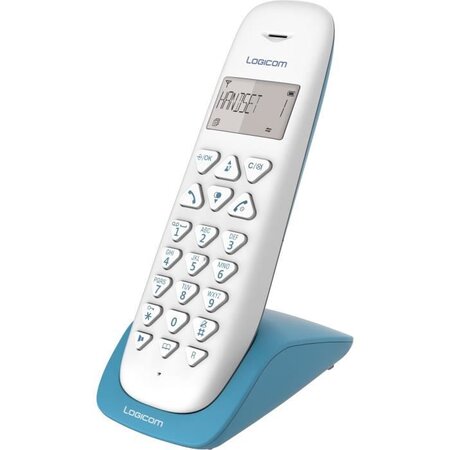 LOGICOM Téléphone sans fil VEGA 150 SOLO Turquoise sans répondeur