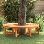 vidaXL Banc d'Arbre 2 Pièces Naturel 160 x 80 x 45 cm
