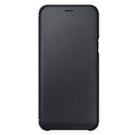 Samsung etui flip wallet a6 - noir