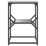 vidaXL Table d'appoint Grise Sonoma 41x40x60 cm en bois d'ingénierie