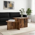 vidaXL Table basse Bois ancien 100 x 50 x 40 cm Bois d'ingénierie