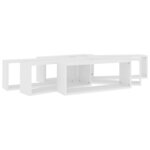 vidaXL Étagères murales cube 6 Pièces Blanc 60x15x23 cm Bois d’ingénierie