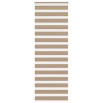 vidaXL Store zèbre marron sable largeur du tissu 85 9 cm polyester