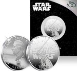 Pièce de monnaie en Argent 5 Dollars g 31.1 (1 oz) Millésime 2023 DARTH VADER