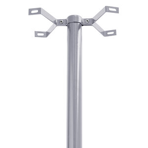 Support vertical en acier  D-USA/PL  pour boîte aux lettres ARREGUI  133 Cm  Gris