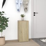 vidaXL Armoire à chaussures Chêne sonoma 32x35x70 cm Aggloméré