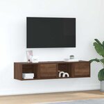 vidaXL Meuble TV 2 Pièces chêne marron 60x31x25 5 cm bois d'ingénierie