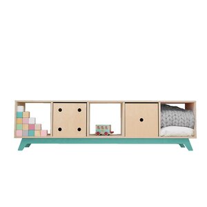 Meuble de rangement NABOSKY turquoise 1x5