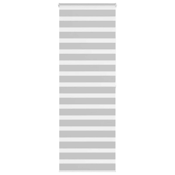 vidaXL Store zèbre gris clair largeur du tissu 65 9 cm polyester
