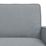 vidaXL Ensemble de Canapés 2 pc Gris clair tissu