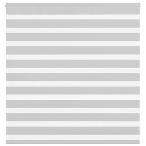 vidaXL Store zèbre gris clair largeur du tissu 135 9 cm polyester