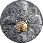 Monnaie WEREWOLF Dual Essence 2 Oz Argent 2000 Francs Cameroon 2024