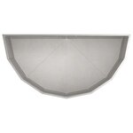 vidaXL Jardinière Argent 120 x 60 x 35 cm Acier inoxydable