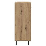 vidaXL Buffet Chêne artisanal 69 5 x 34 x 90 cm Bois d'ingénierie