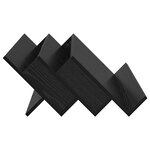 vidaXL Étagère à magazines avec étagère Chêne noir 90 x 53 x 28 5 cm