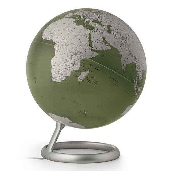 Globe terrestre lumineux Evolve Ø 30 cm - Vert