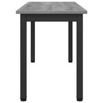 vidaXL banc Gris Sonoma 110 x 35 x 45 cm Bois d'ingénierie