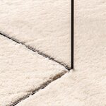 vidaXL Tapis doux à poils moyens et lavable HUARTE Beige 80 x 1000 cm