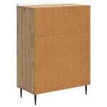 vidaXL Buffet Chêne artisanal 66 x 34 5 x 91 5 cm Bois d'ingénierie