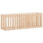 vidaXL Lit surélevé de jardin design de clôture 200x50x70cm pin massif