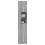 vidaXL Armoire de bain Sonoma gris 32x25 5x190 cm Bois d'ingénierie