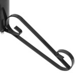 vidaXL Support de sapin de Noël Noir 58x58x21 cm