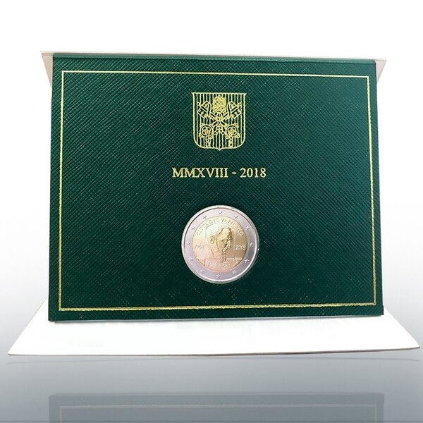 2 Euros Commémo. 2018 BU (FDC) - 50 ans Mort Padre Pio