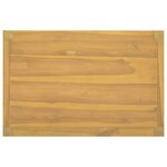 vidaXL Armoire de salle de bain 60x40x75 cm Bois de teck solide