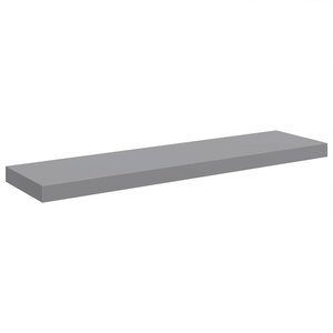 vidaXL Étagère murale flottante gris 90x23 5x3 8 cm MDF